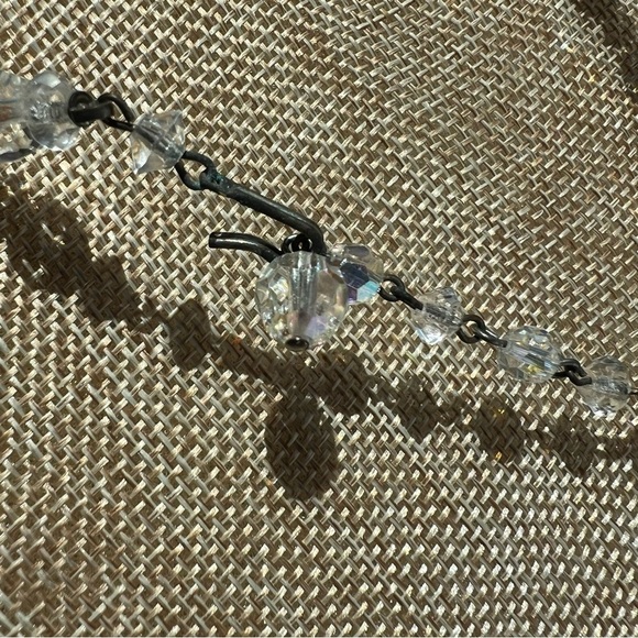 Vintage 16” Aurora Borealus Necklace with Graduating Multifaceted Beads - Picture 4 of 5